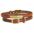 Tory Raised Leather Dog Collar Oakbark